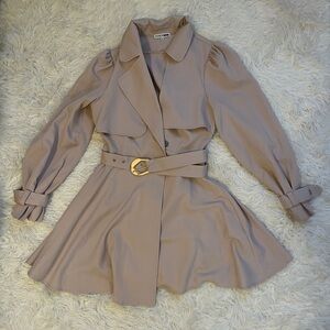 Cute and Classy Khaki Dress Jacket XS | Fashion Nova